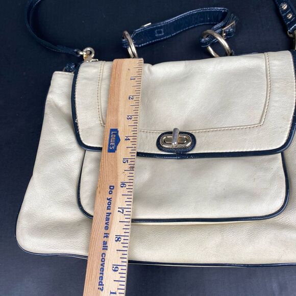 REBECCA MINKOFF Women's ivory LEATHER CROSSBODY Pockets - Picture 5 of 16